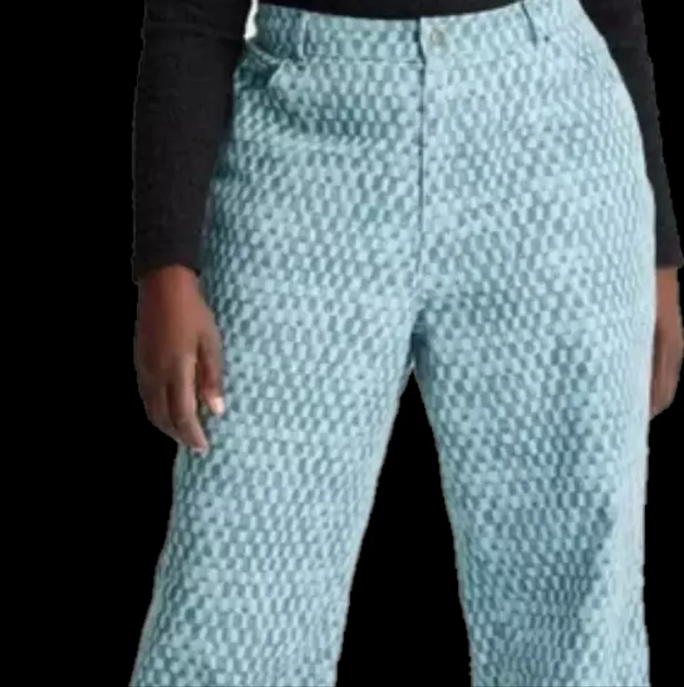 Future Collective Checkered Jeans size 20 - Picture 1 of 4